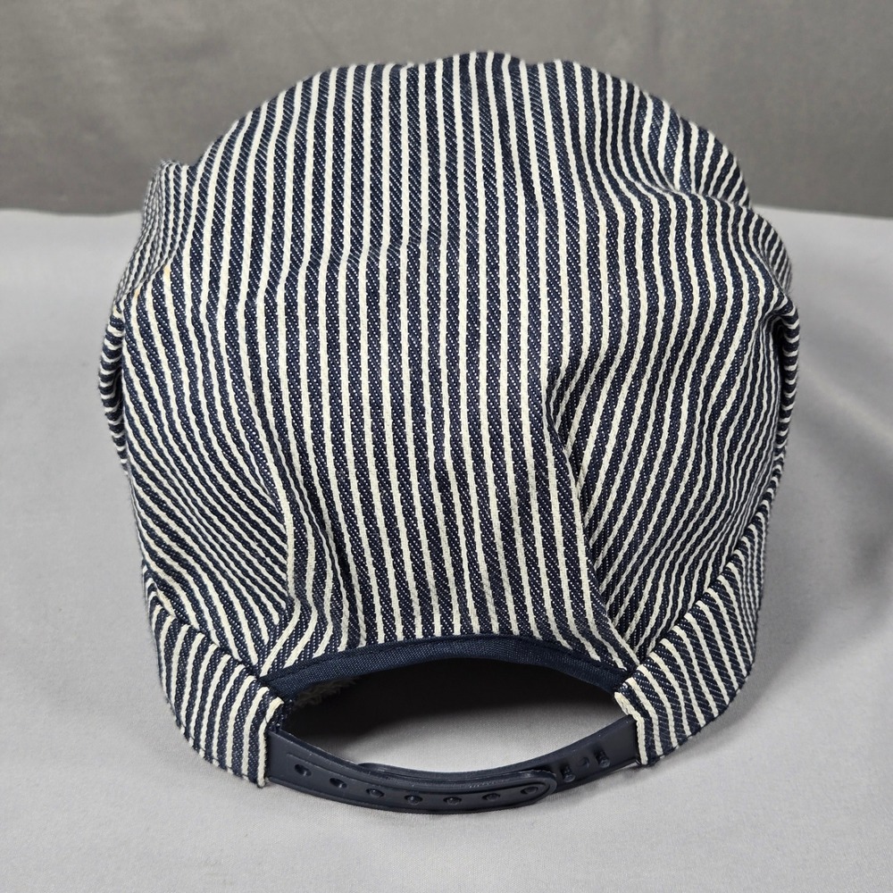 Grand Canyon Railway Engineer Hat Child Hickory Stripe Snapback Train Cap - Picture 5 of 10